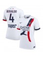 Paris Saint-Germain Lucas Beraldo #4 Replika Borta Kläder Dam 2025-26 Kortärmad